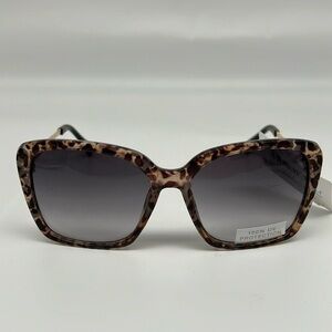 MIXIT Animal Print Gold‎ Metal Temple Ross Black Temple Tips